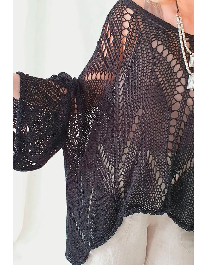Boho Dream Knit Black