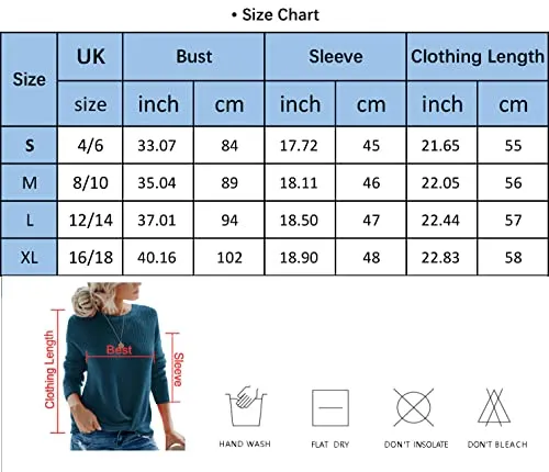 Breampot Women Cable Knit Jumper Casual Basic Long Sleeve Pullover Sweater Tops(Y-Grey,Medium)