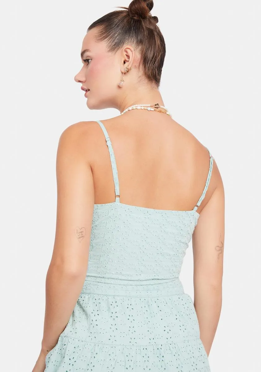 Breezy Hour Ruched Crop Top