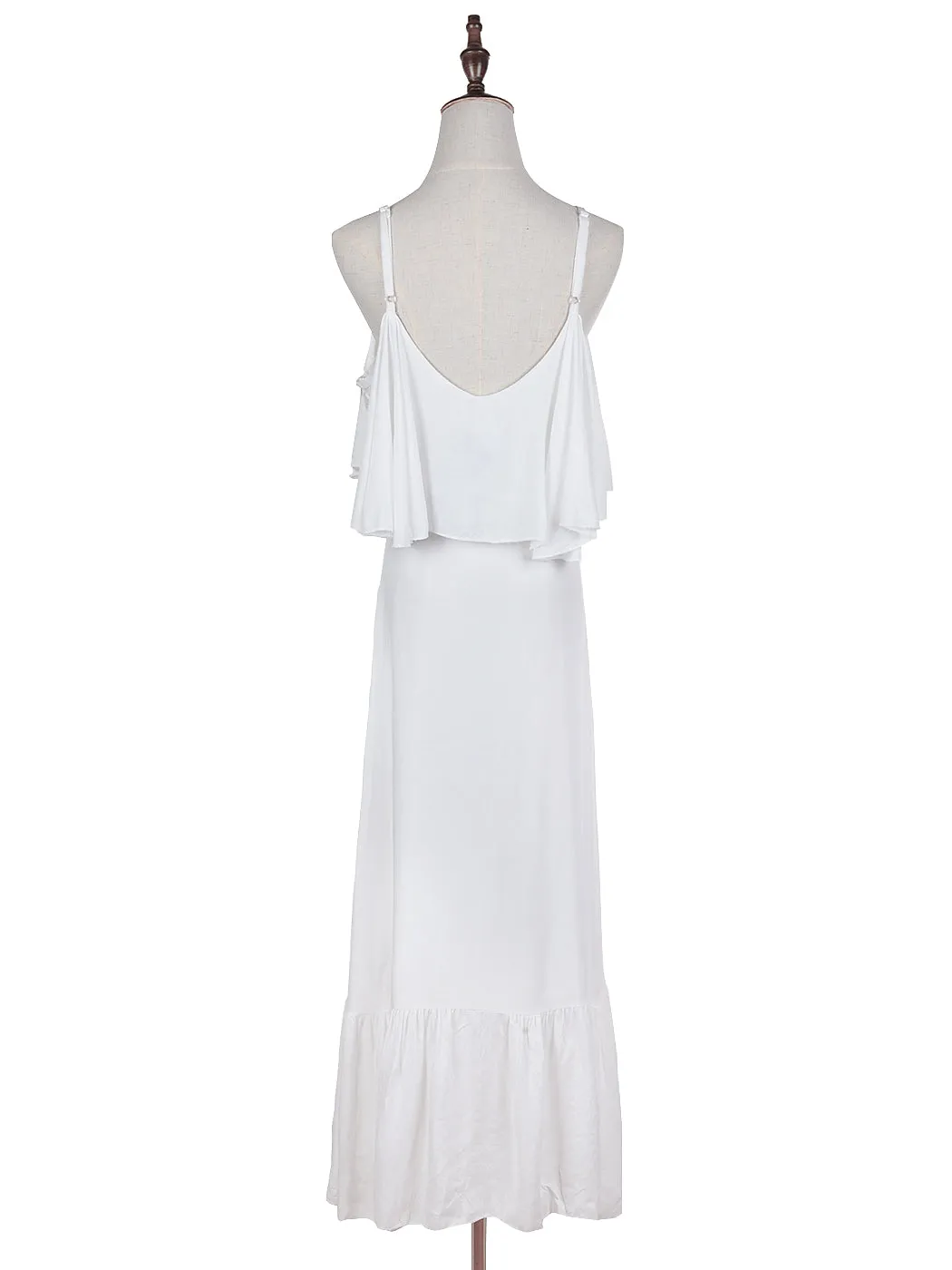 Breezy Spaghetti Strap Layer Maxi Dress