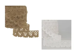 Cotton Lace Trim - Design 1 - 21mm