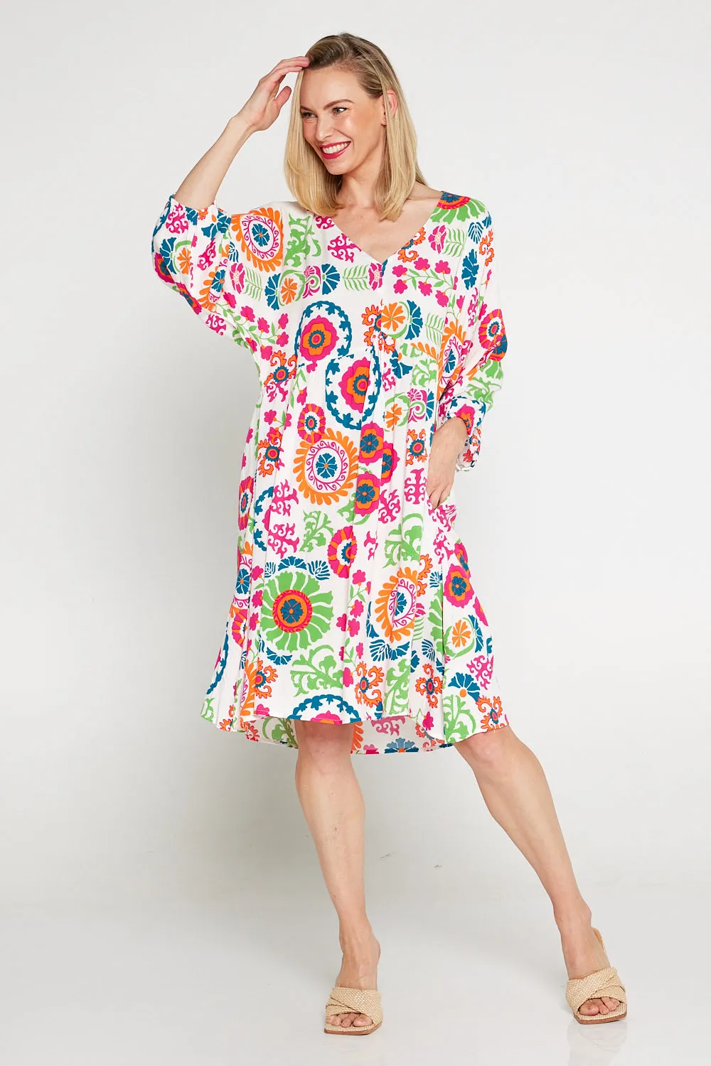 Crystal Dress - Summer Mandala Floral