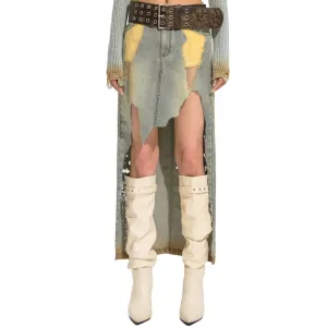 Doomsday Denim Skirt