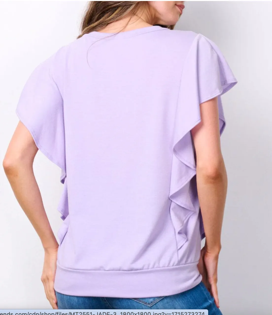 Flirty Ruffles: Women's Short Sleeve Ruffle Detailed Top