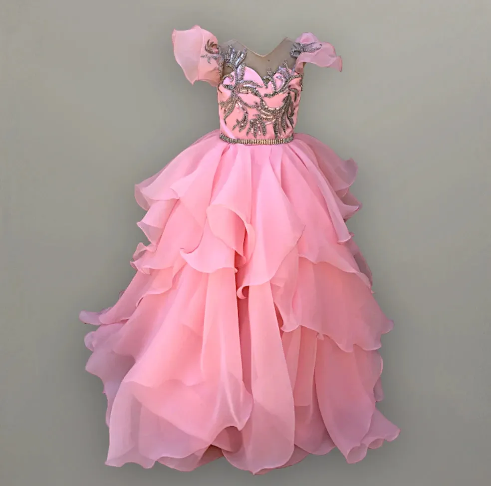 Gia Formal Layered Chiffon Gown