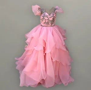 Gia Formal Layered Chiffon Gown