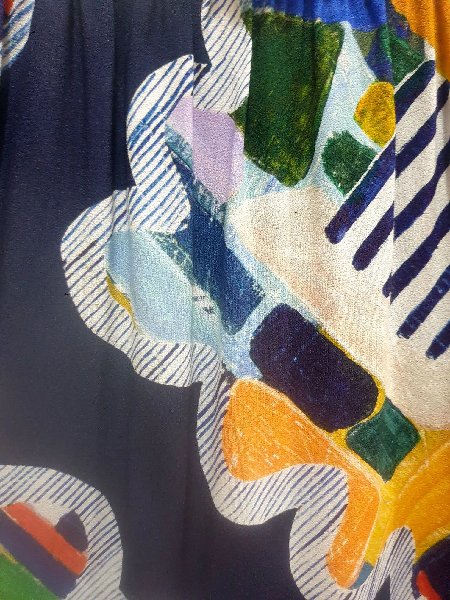 Gorman   Julia Flanagan navy unique print skirt size 10
