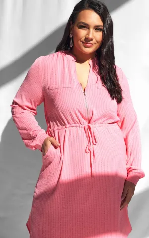 Kana Dress - Pink Texture