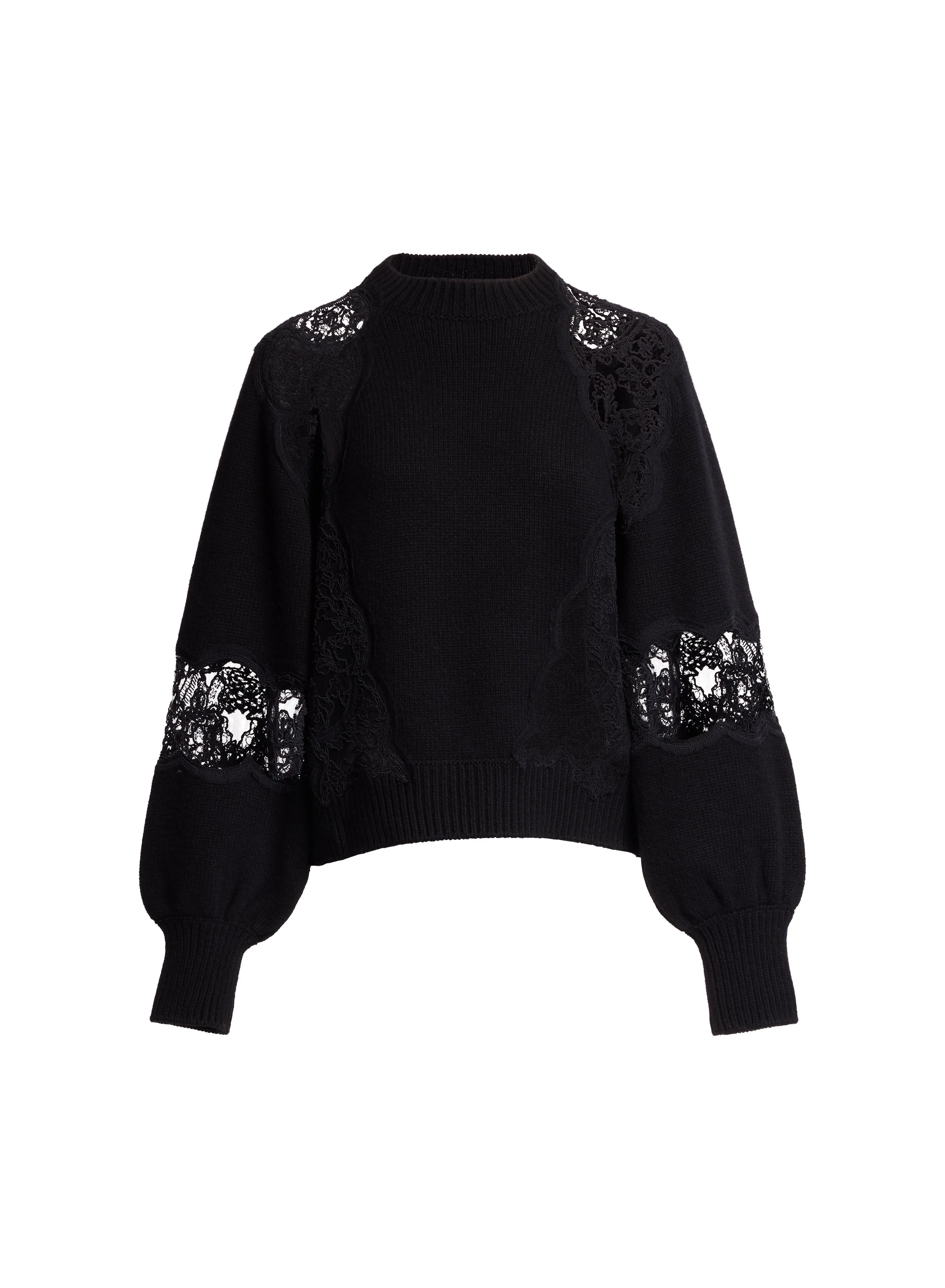 Knit and Lace Sweater