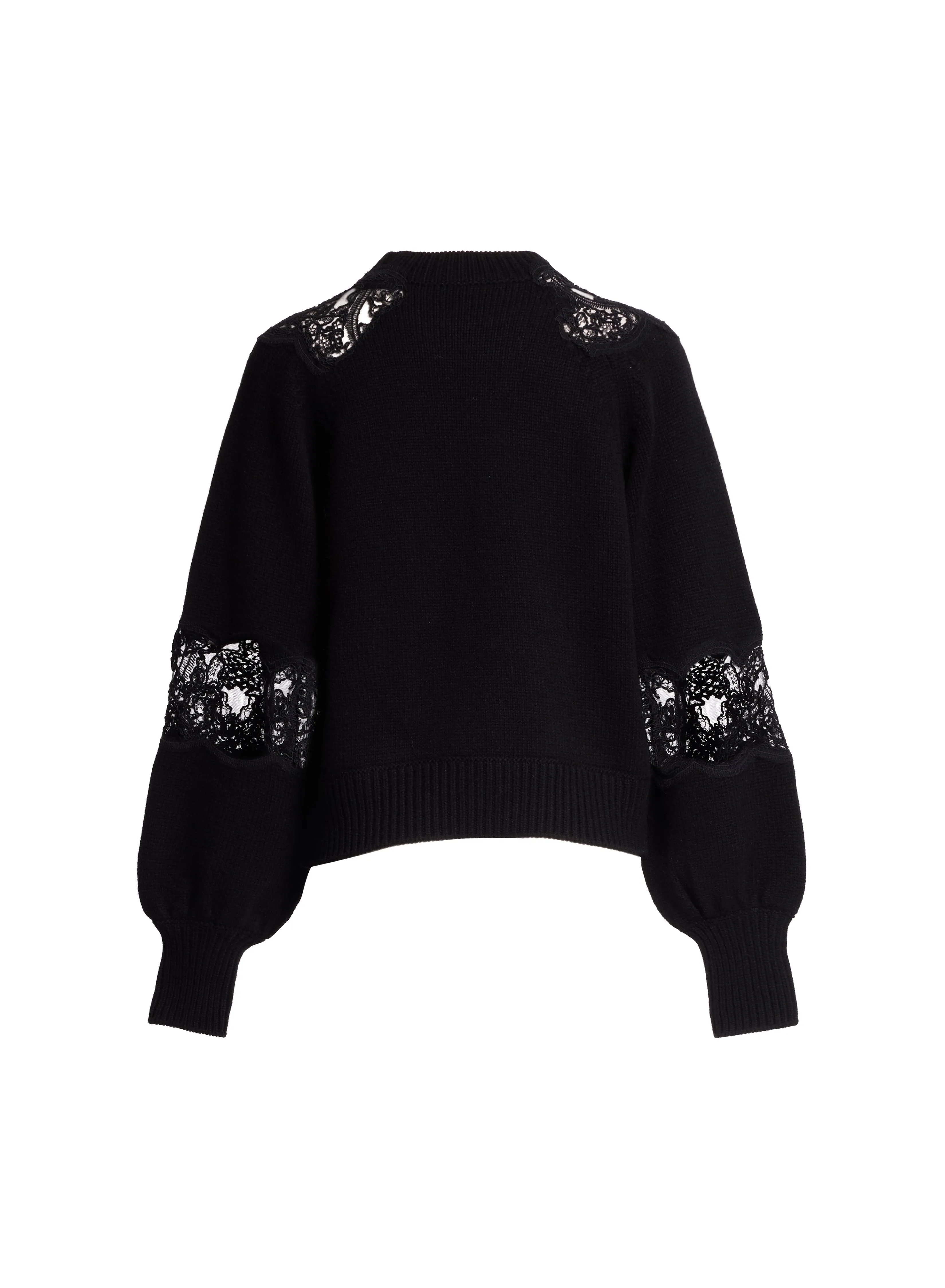 Knit and Lace Sweater