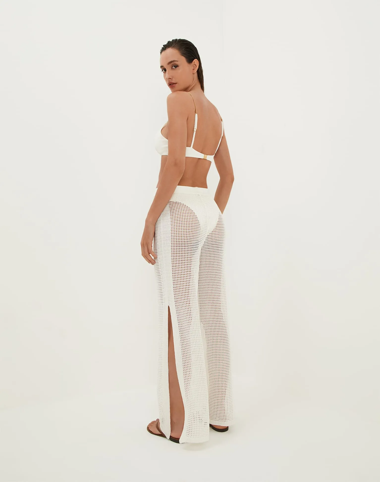 Knit Valerie Pants - Off White