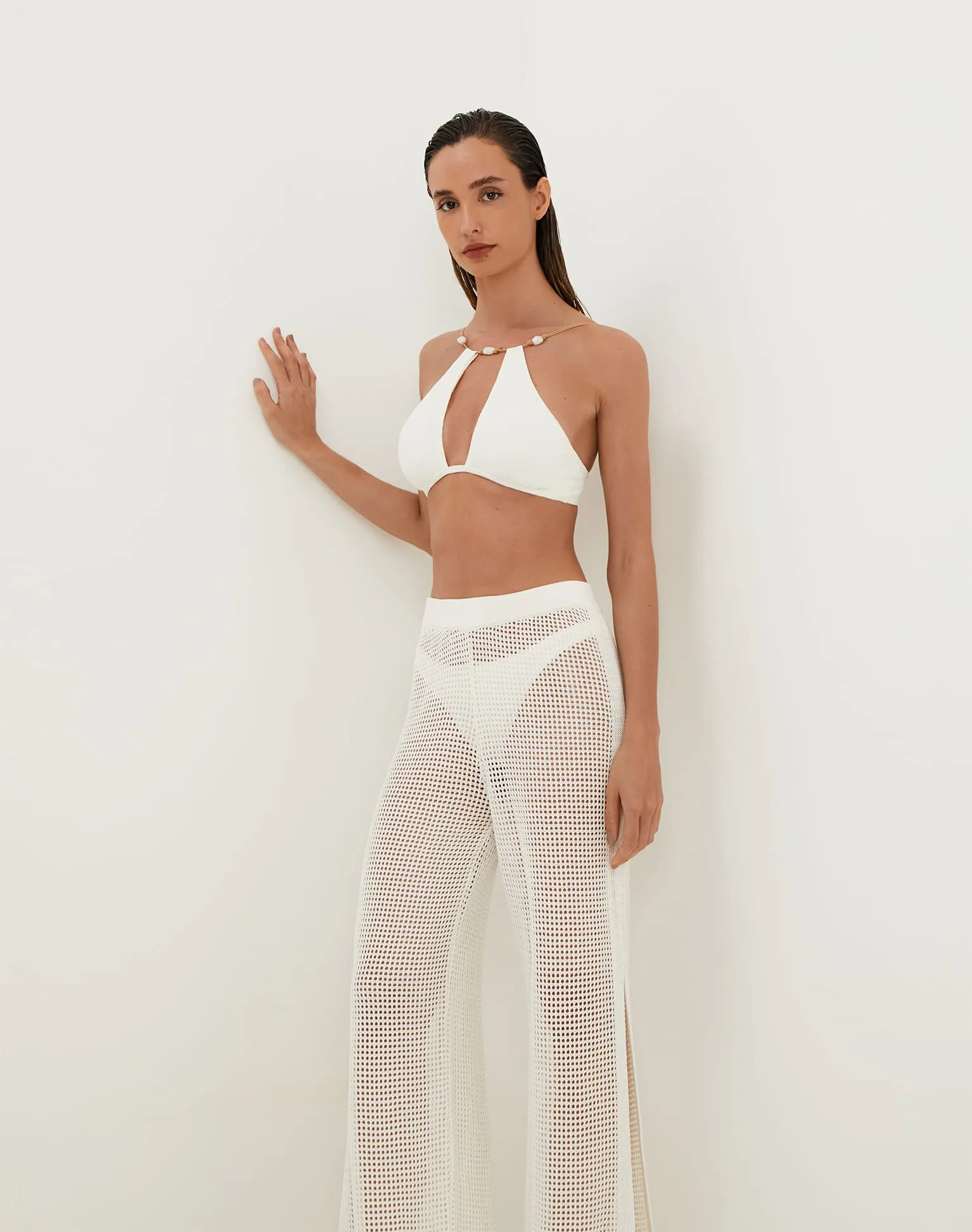 Knit Valerie Pants - Off White