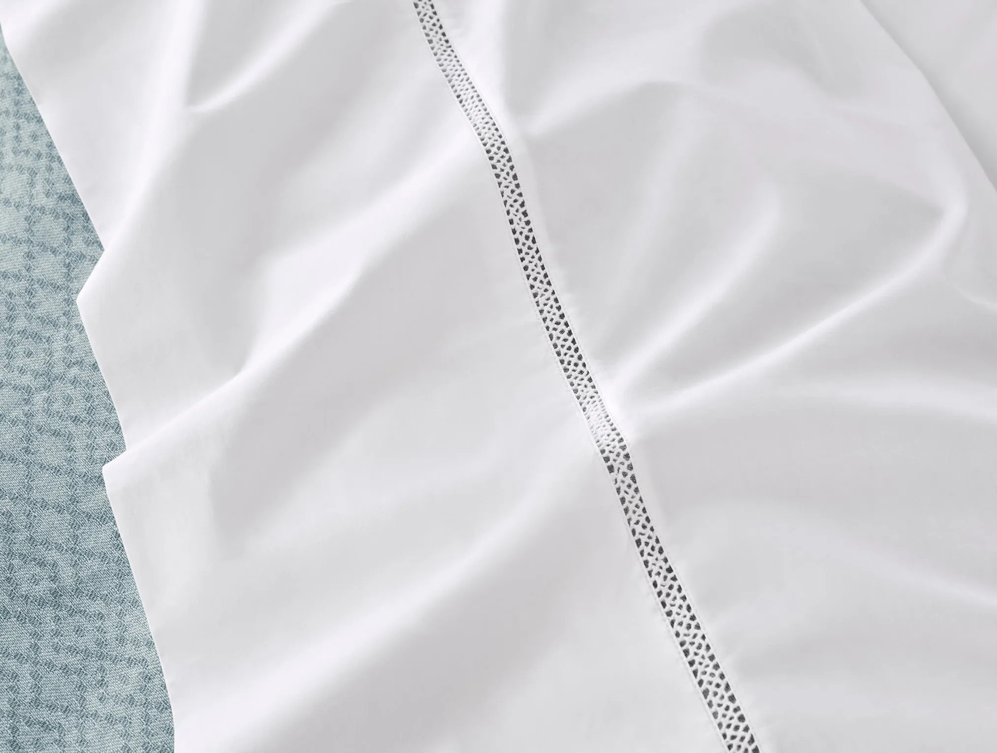 Lattice Organic Percale Pillowcases