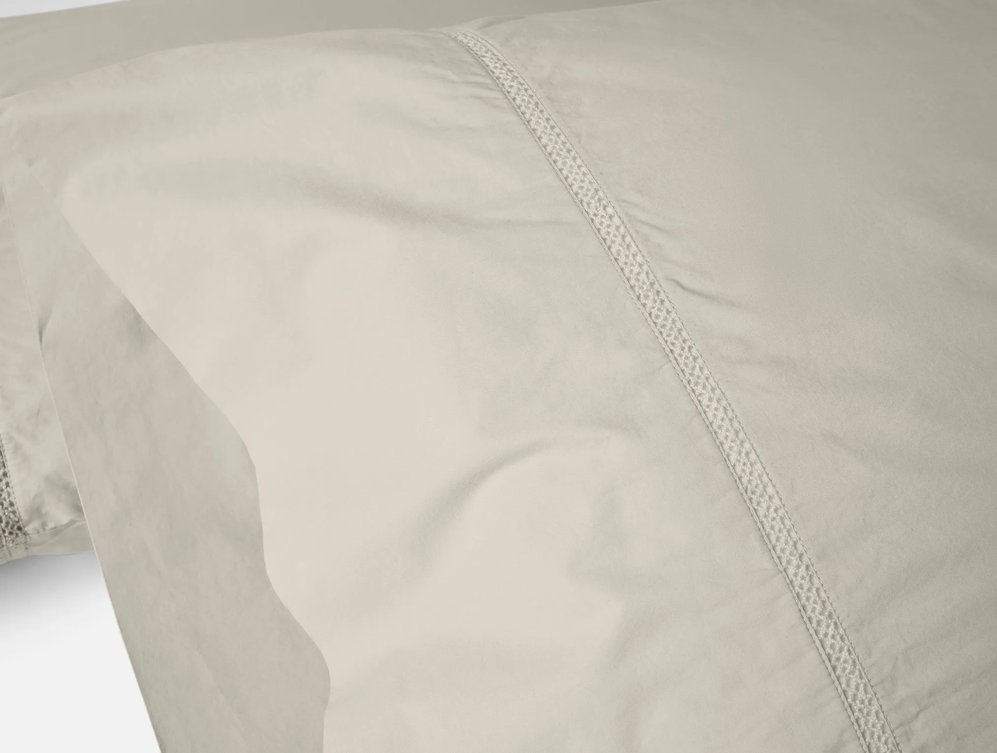 Lattice Organic Percale Pillowcases