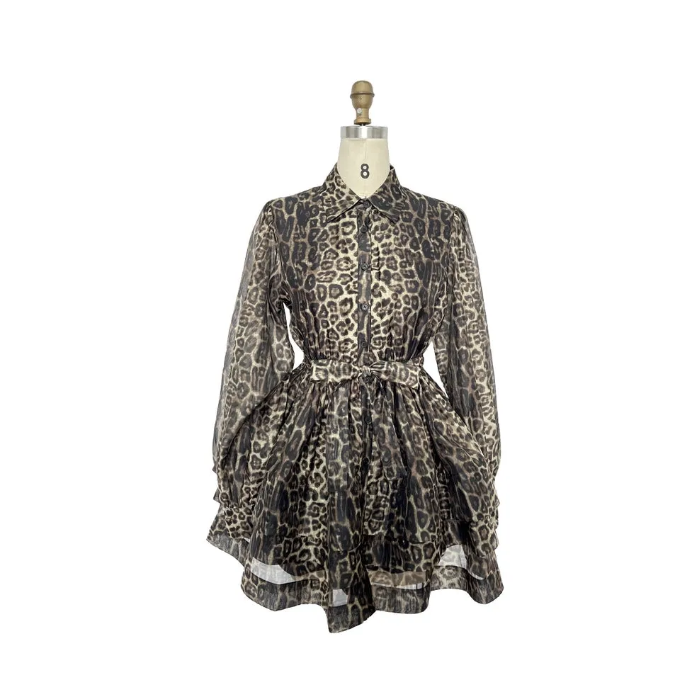 Leopard Layers Dress