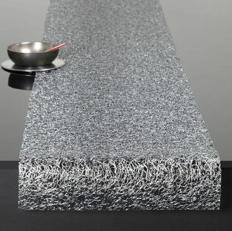 Metallic Lace Table Runner