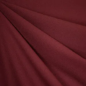 Mid Weight Crepe Texture Stretch Suiting Burgundy