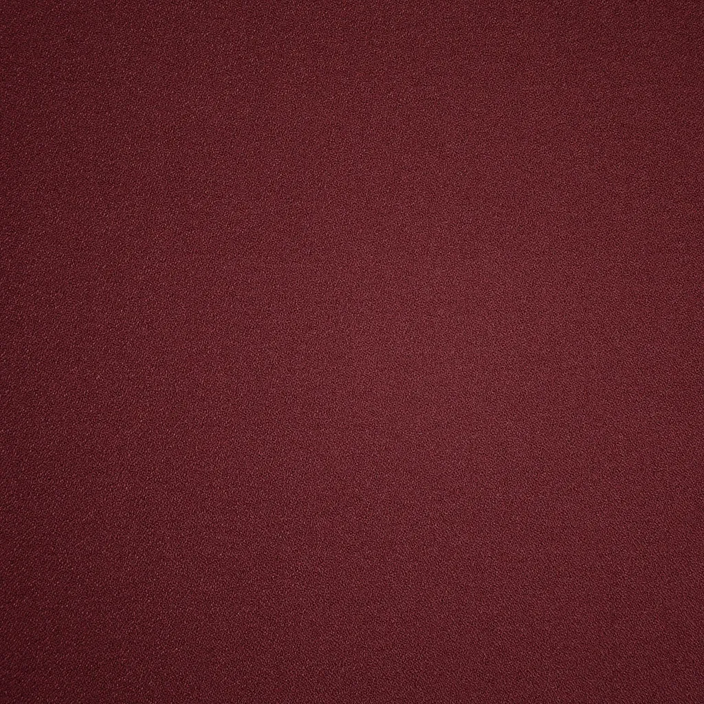 Mid Weight Crepe Texture Stretch Suiting Burgundy