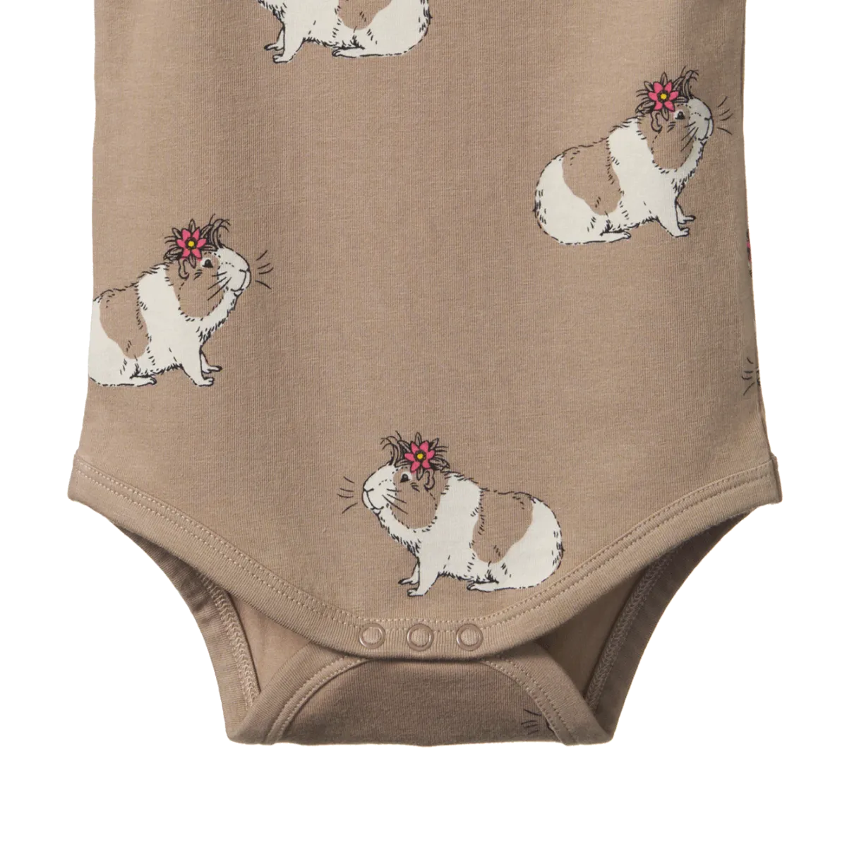 NATURE BABY FLEUR BODYSUIT MOON FLOWER GALA PRINT