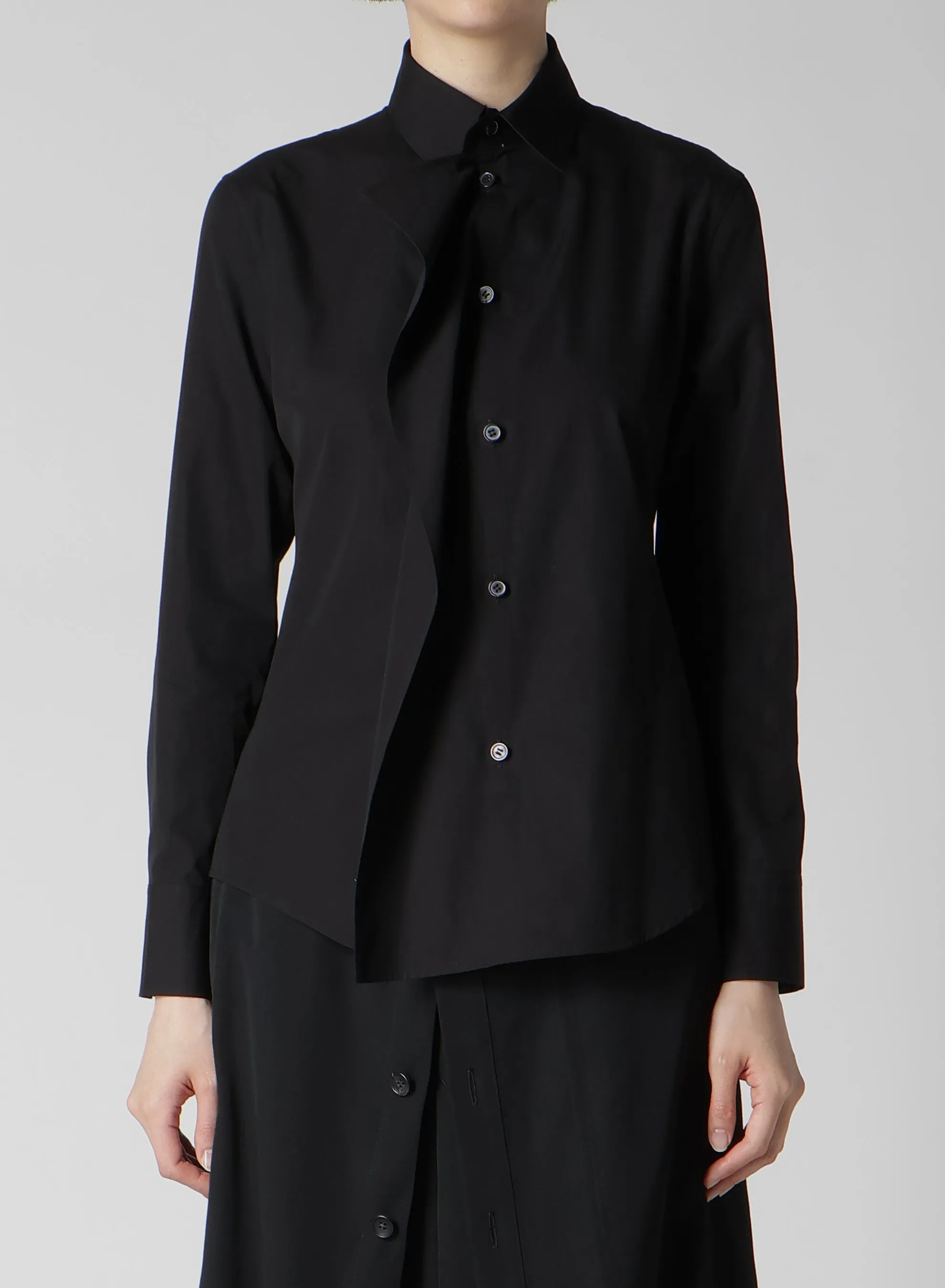 P100/2 BROAD RUFFLE DETAIL SHIRT