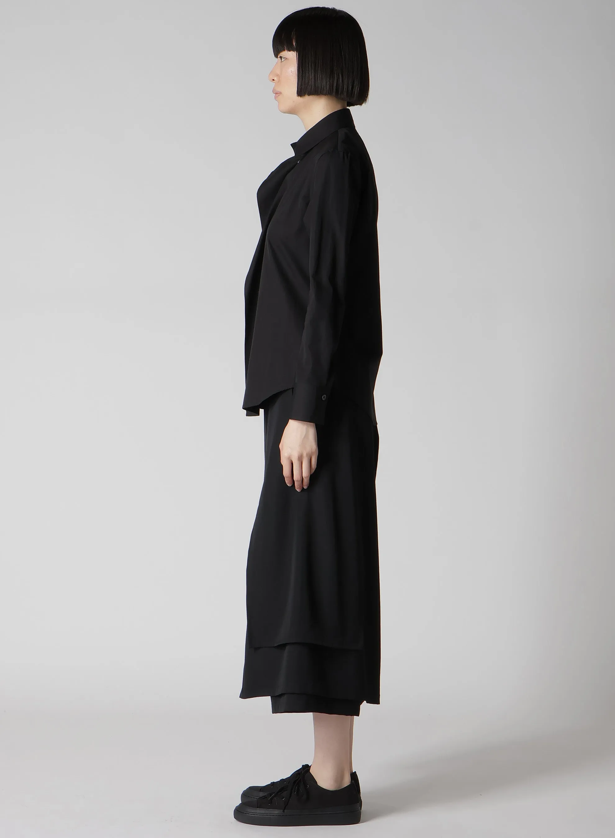 P100/2 BROAD RUFFLE DETAIL SHIRT