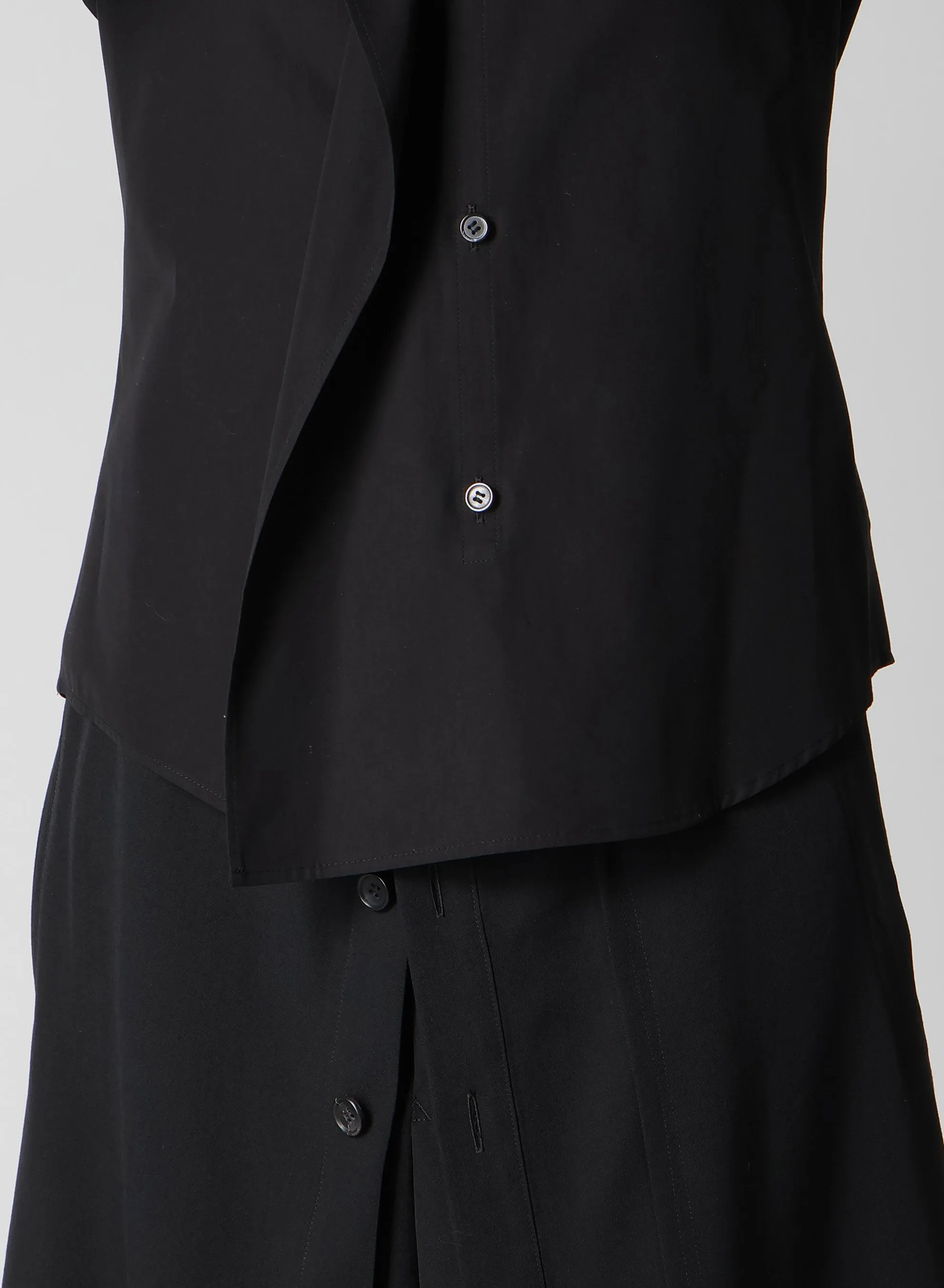 P100/2 BROAD RUFFLE DETAIL SHIRT