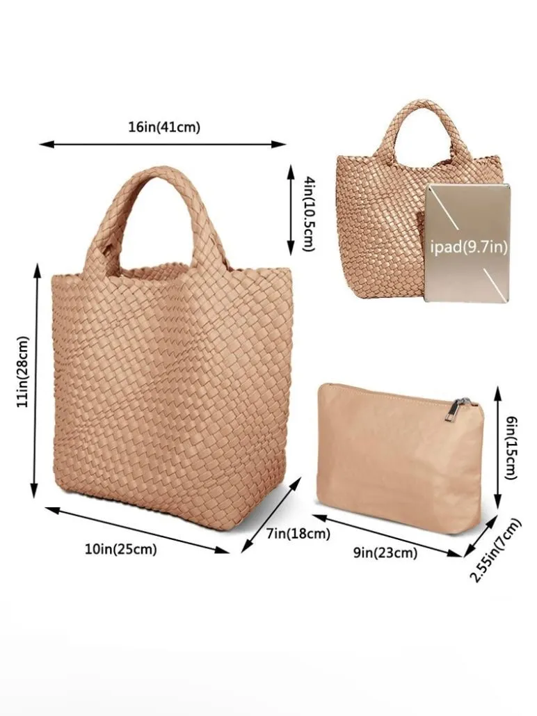 Peach faux leather boho handbag