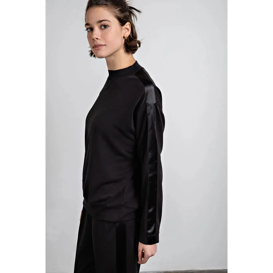 Rae Satin Trim Top