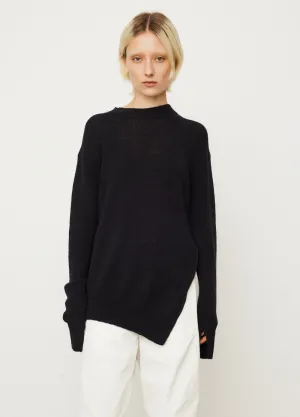 Sanpo Asymmetric Hem Knit
