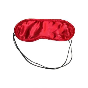 Sex and Mischief Satin Blindfold - Red