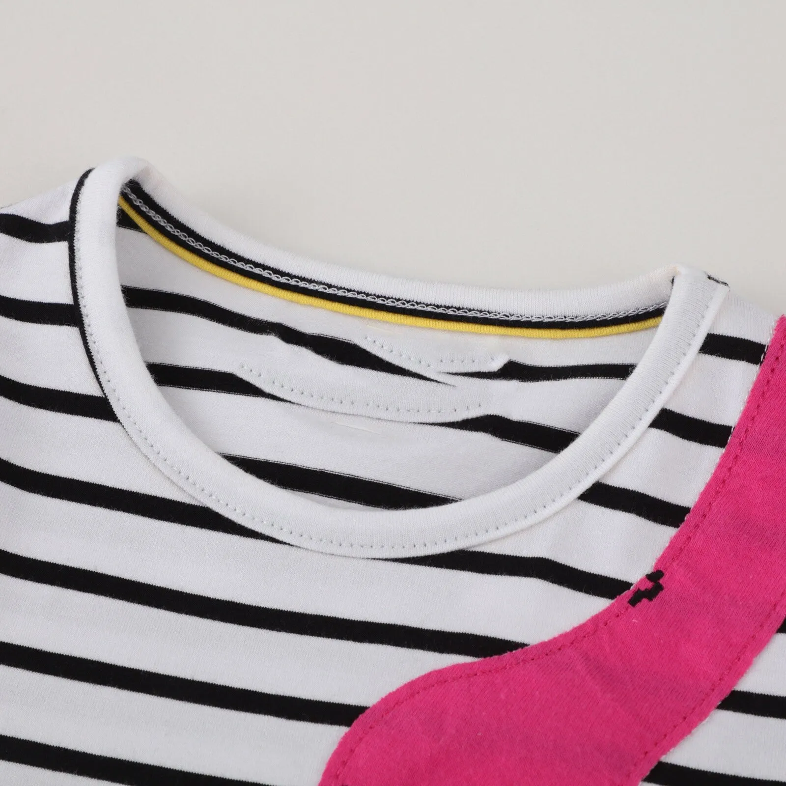 Short Sleeve Beautiful Flamingos Striped Dress Girls Dress | Toddler Kid Baby Girl Dress Gift Princess Girl Summer Dresses Cloths 2-8 Years