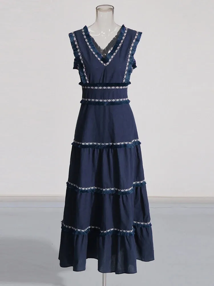 Tassel Layered Dress - Flynn