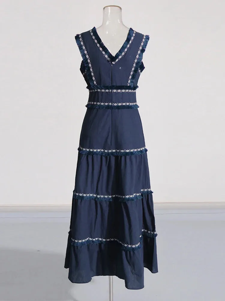 Tassel Layered Dress - Flynn