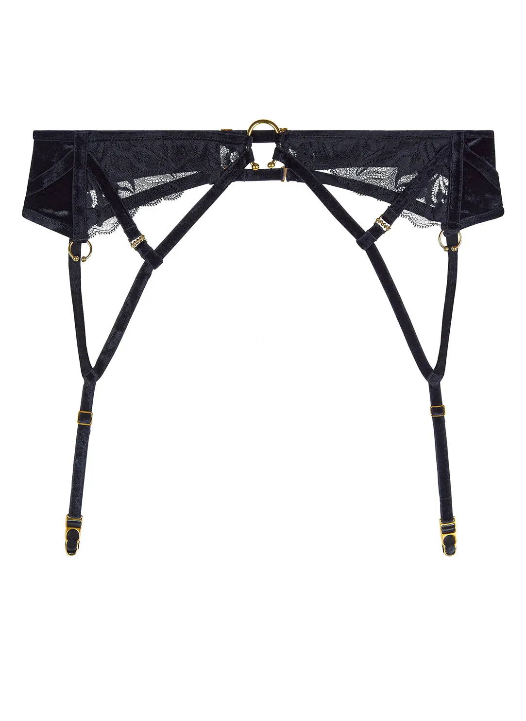 The Night Before Blackbird Garter Belt