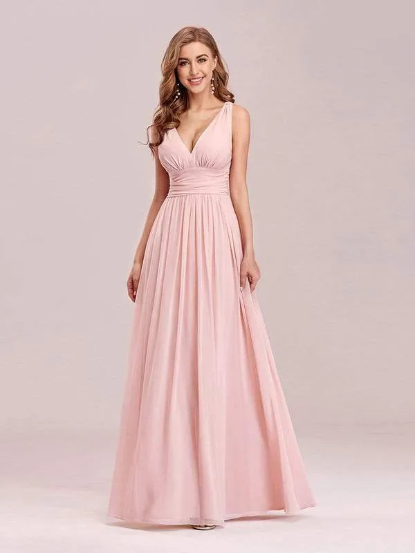 Veda chiffon bridesmaid dress in light pink s10 Express NZ wide