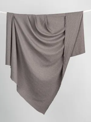 Wide Rib EcoVero Viscose Knit - Hot Chocolate - Swatch
